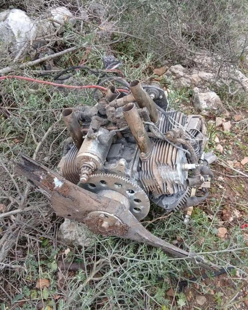 En image : le drone d'origine inconnue qui s'est écrasé dans les environs de Assia, au Liban-Nord