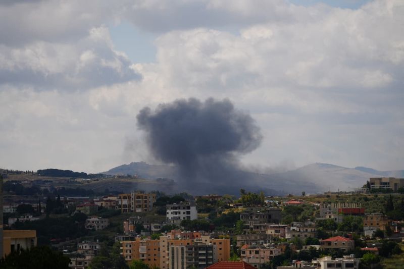 Israeli air strikes target Nabatieh, Kfar Roummane, and Zibdin