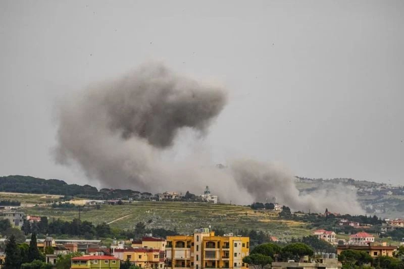 Several Israeli airstrikes target Nabatieh district, according to our correspondent