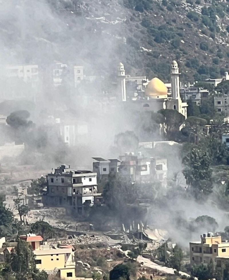 Plusieurs maisons détruites à Arabsalim, au moins deux frappes lancées