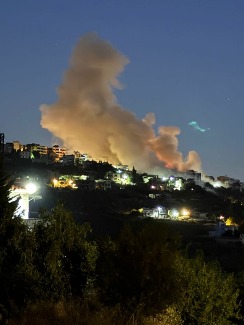  L'aviation israélienne bombarde les abords d'un village du caza de Jezzine