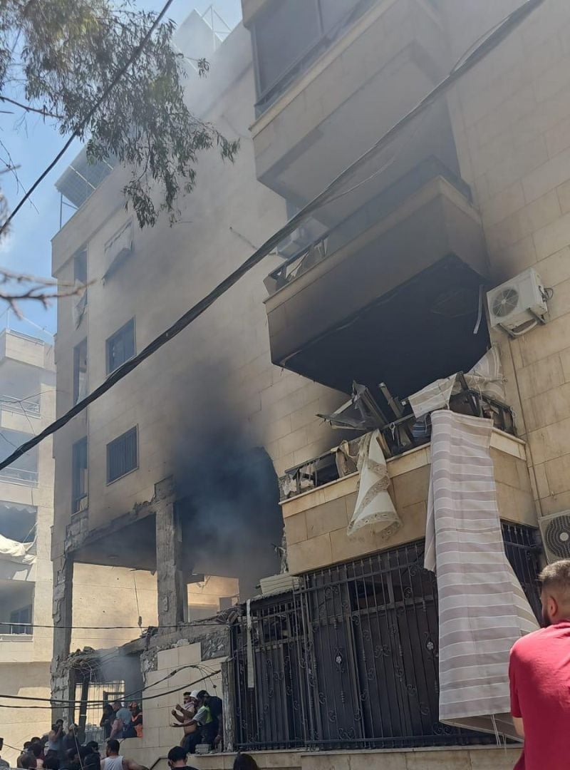 Israeli army says it carried out a 'targeted strike' on Beirut’s southern suburbs