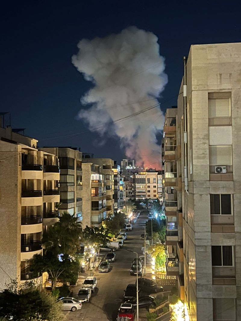 At least 3 loud explosions heard in Beirut