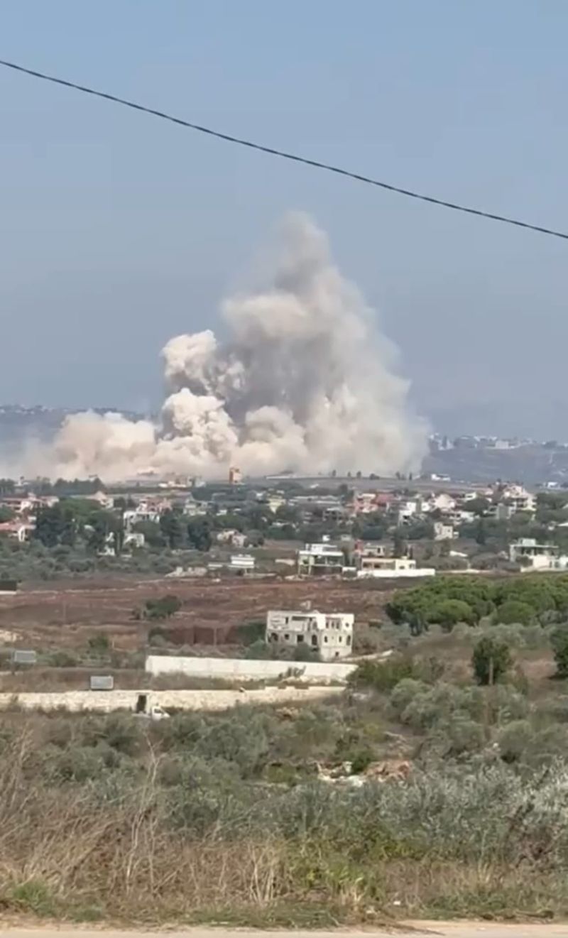 Israel carries out massive explosion in Kfar Tibnit, tremors felt as far as Saida