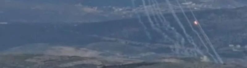 Rocket fire launched from the Hasbaya region toward Israel