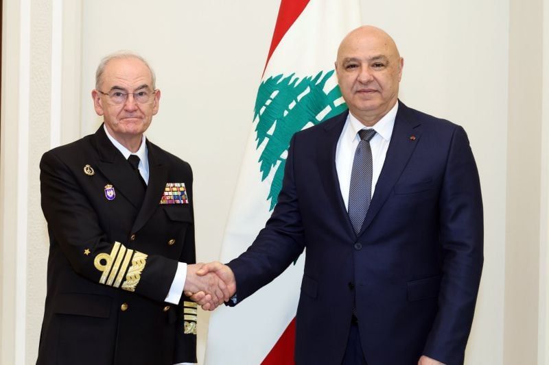 Calderon emphasized his Spain's unwavering support for Lebanese Army, UNIFIL mission