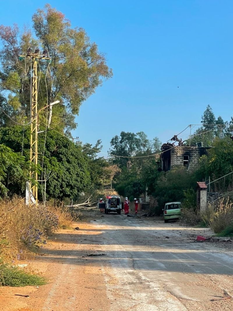The Lebanese Cross vehicle following explosive device detonation
