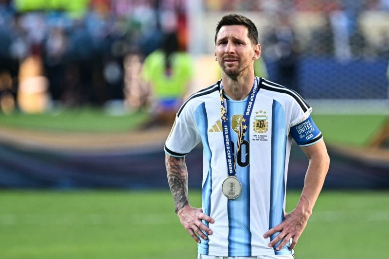 Les larmes de Lionel Messi
