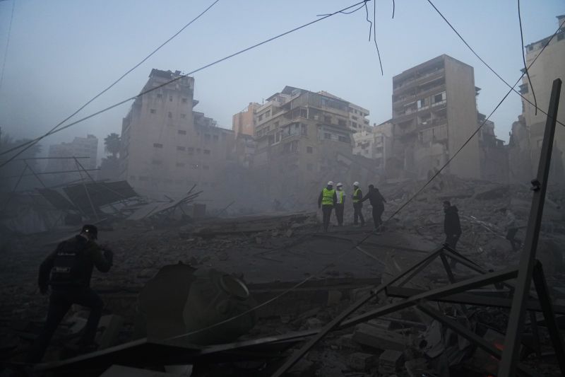 Frappes israélienne sur Bachoura : nos journalistes sont sur place