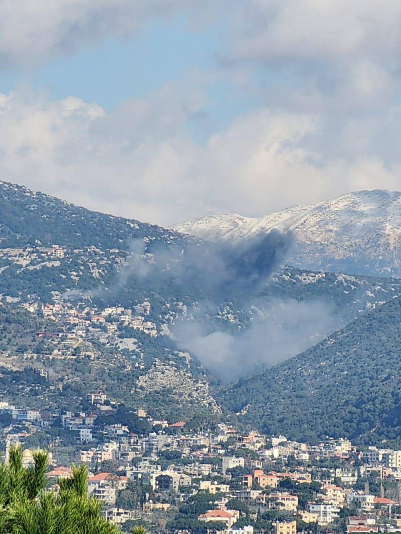 En image : la frappe israélienne sur la vallée de Nabaa el-Tassé