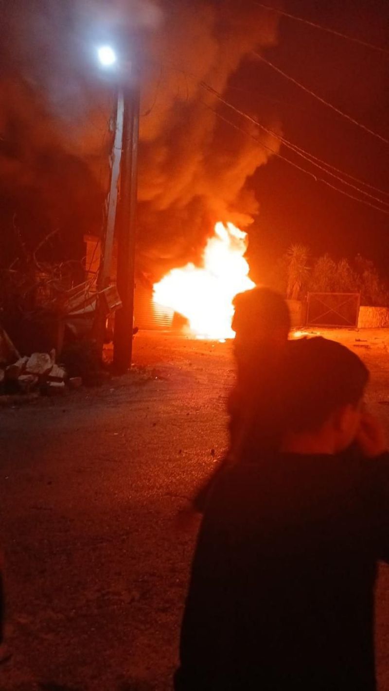Israeli airstrike targets vehicle in Marjayoun, South Lebanon