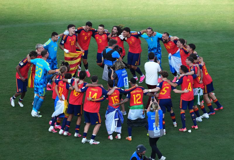 Spain joins France and Uruguay among the two-time world champions