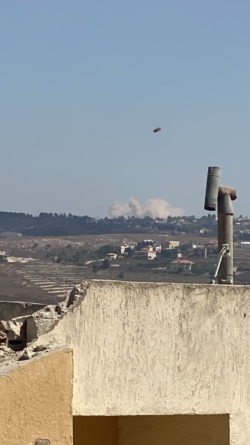 The Israeli army carries ou large detonations in Bint Jbeil