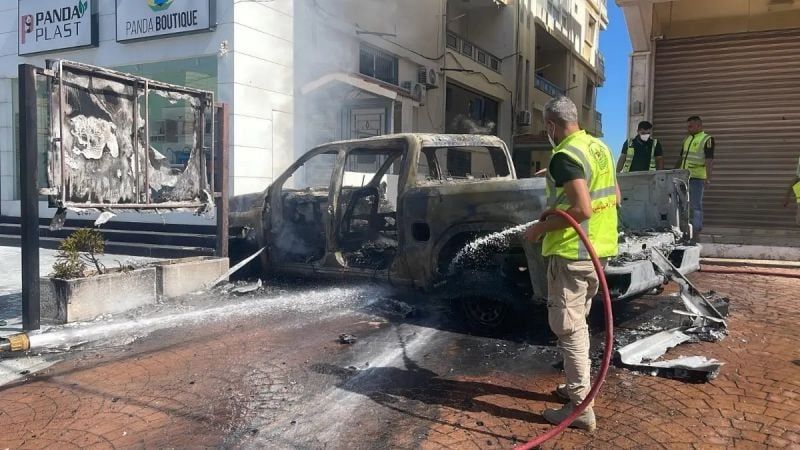 Israeli drone strike damages Lebanese army vehicle in Deir Zahrani; multiple attacks reported across south Lebanon