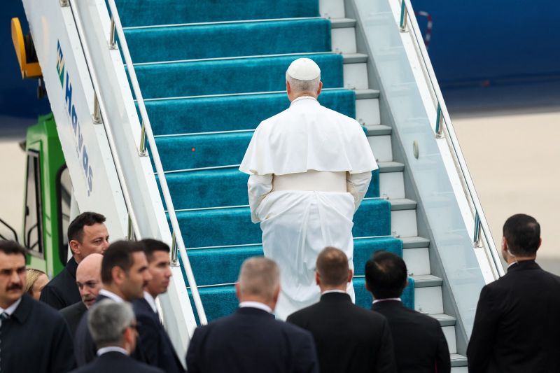 Hello and welcome to our live coverage of the first day of Pope Leo XIV's historic visit to Lebanon.