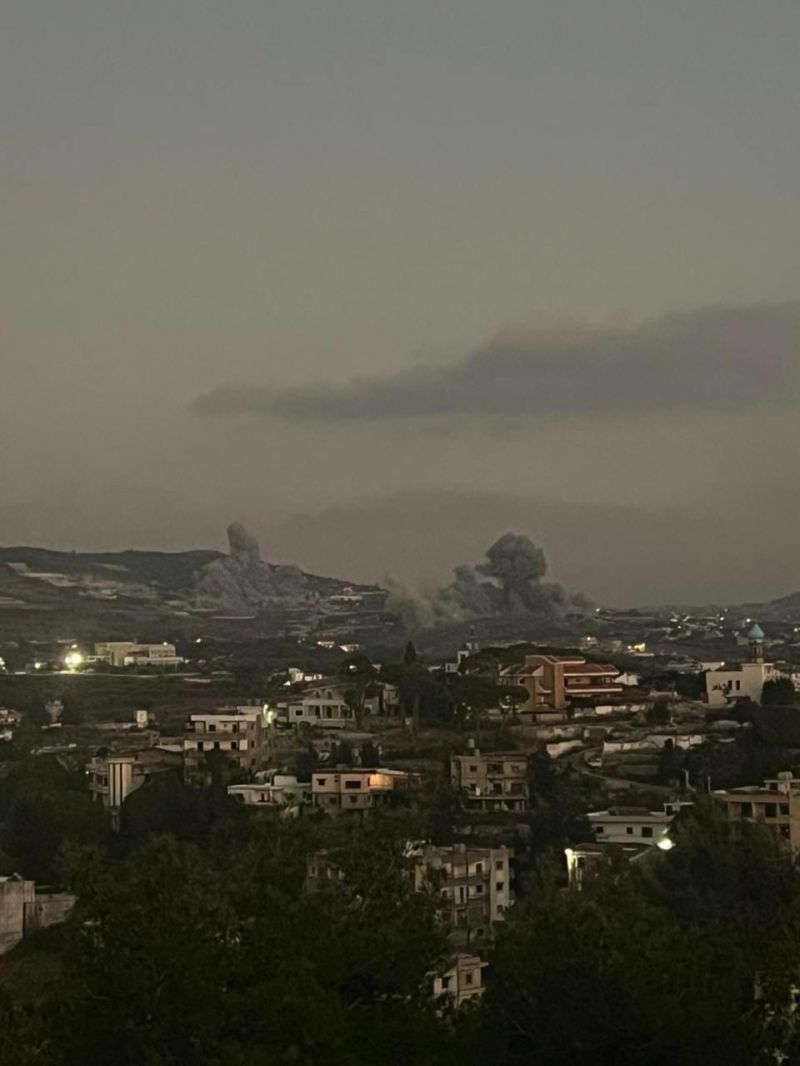 Israeli warplanes carry out strikes on Mansouri and Nabatieh Fawqa