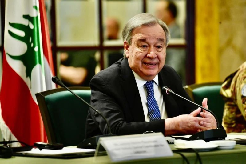 Guterres: 'The Lebanese people did not choose war, but were drawn into it'