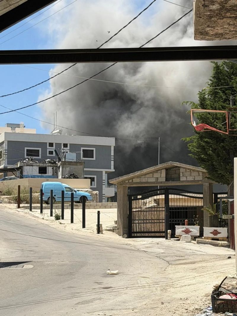 Israeli airstrike hits area near Tibnin hospital in Bint Jbeil