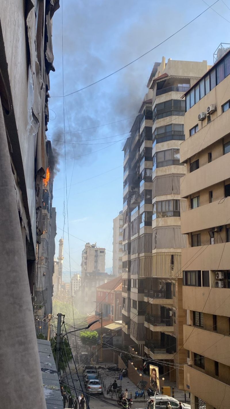 Nouvelle frappe israélienne sur le quartier de Zokak el-Blat, à Beyrouth