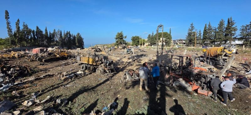 En image : les dégâts de la frappe israélienne de vendredi soir sur Daoudiyé, au Liban-Sud 