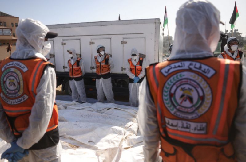 Israel returns the bodies of 30 Palestinians taken during ground invasion
