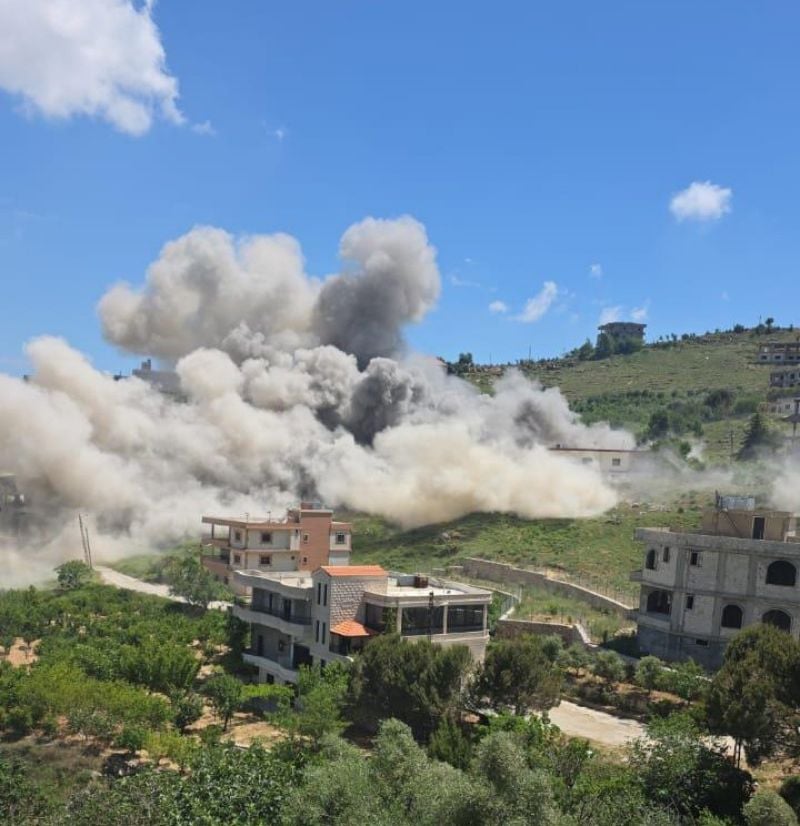 Bombardements israéliens sur Machghara, dans la Békaa-Ouest ; un mort dans un raid de drone sur Nabatiyé
