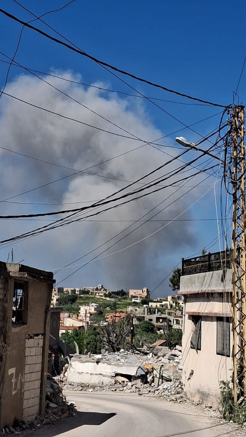 Southern Lebanon: Israeli strikes on the Nabatieh district