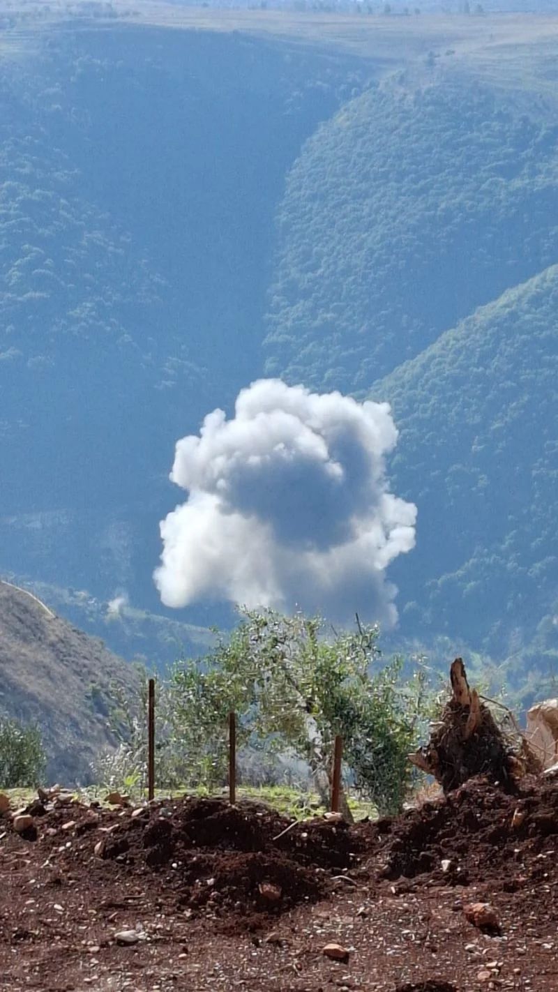 Strike near the Litani River in southern Lebanon.