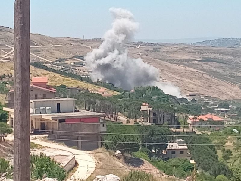 Bombardements israéliens sur la Békaa