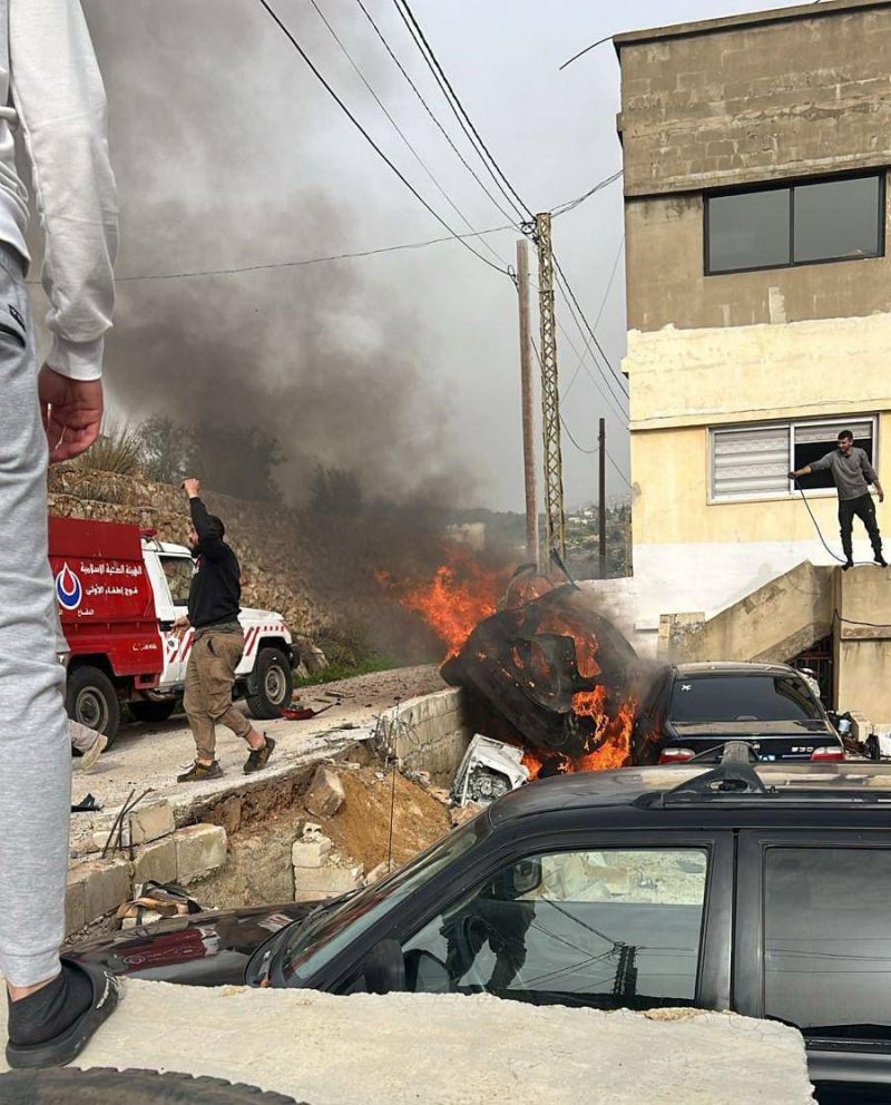 South Lebanon: Israeli drone strike on Siddiqine