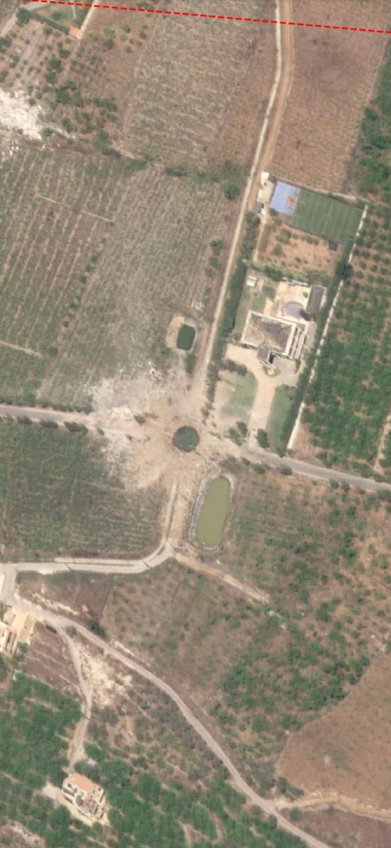 Des installations hydrauliques endommagées à Qasimiyé-Ras el-Aïn, dans la région de Mansouri 