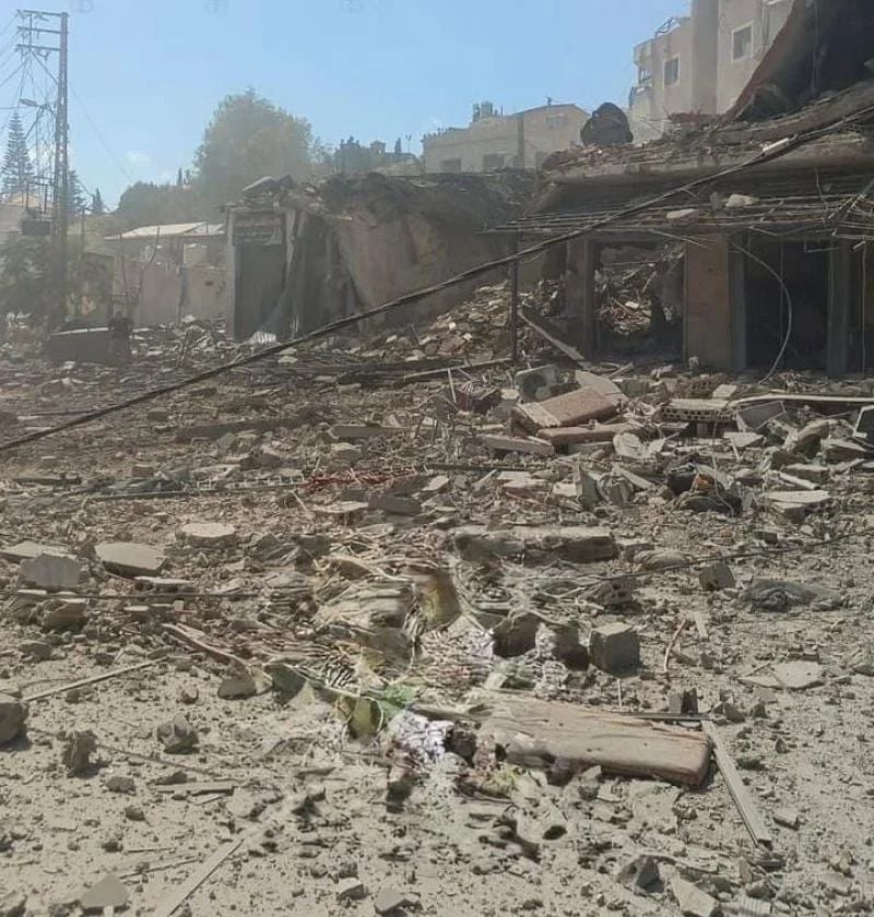 Israel carries out wave of air, drone and artillery strikes across southern Lebanon