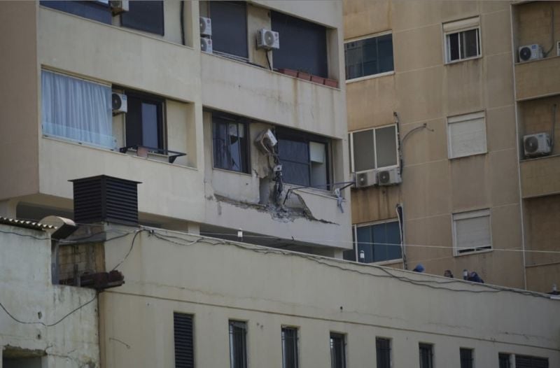 Missile that struck apartment in Jnah reportedly did not explode