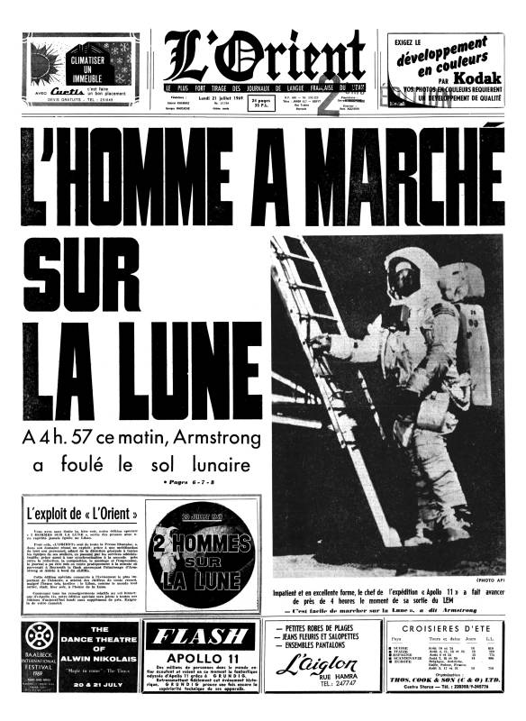 L'homme a marché sur la lune