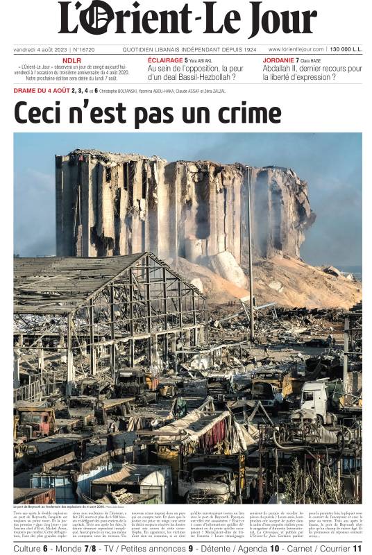 Trois ans après l’explosion au port de Beyrouth, l’enquête est toujours au point mort