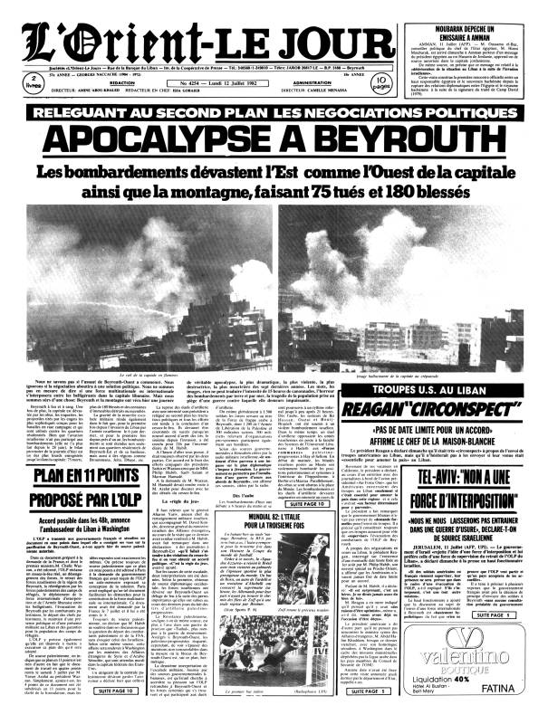 « Apocalypse à Beyrouth » : Israël assiège et bombarde la capitale