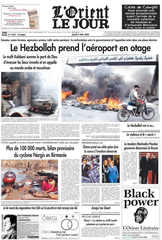 Coup de force du Hezbollah à Beyrouth